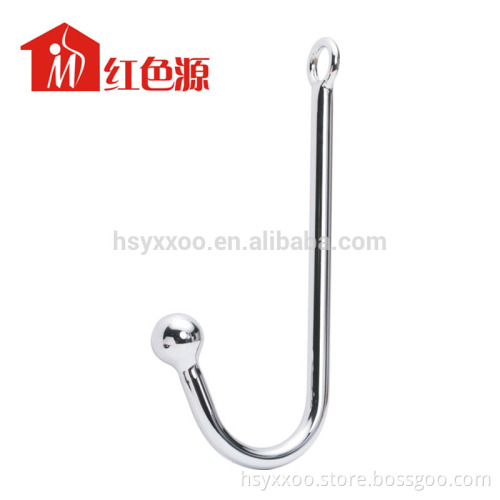 2017 Anal Rope Hook butt plug stainless Steel Fetish bondage toys